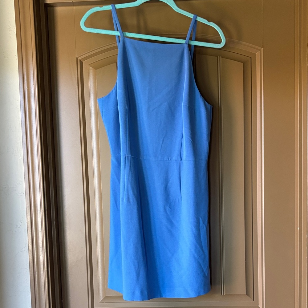 Large Blue Sleeveless Dress